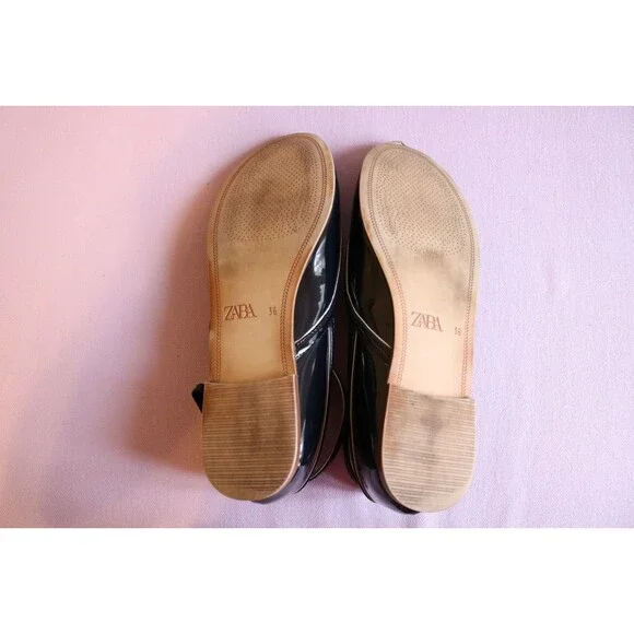 Zara Mary Janes  patent black size 36 - Picture 7 of 7